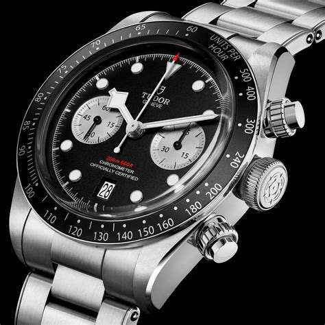 tudor black bay chrono watch